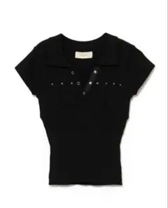 andmary ♡ lindsay logo tops black - メルカリ