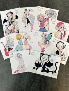 人物ステッカー 10枚 最新 コスプレガール コンプリート @unichoco様