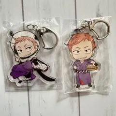 刀剣乱舞 岩融 アニメイトカフェ アクリルキーホルダー 初の姿/内番 2点