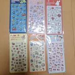 新品 PUKUPUKUSEAL プクプクシールセット 6個