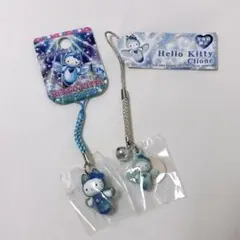 希少 レア チャーミーキティ 根付 ストラップ 2点セット フコク生命