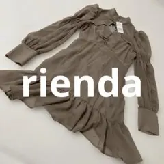 新品　rienda ミニワンピース