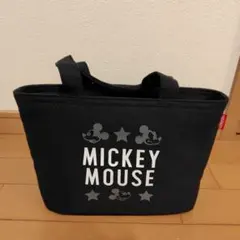 THERMOSミッキーマウス ランチバッグ 黒 保温・保冷