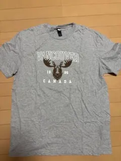 VANCOUVER CANADA ムース Tシャツ グレー