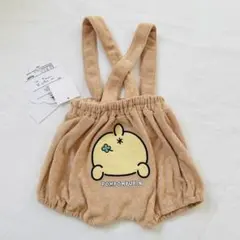 【新品タグ付き】しまむら　ポムポムプリン　サロペット　70-80cm