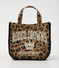 RODEO CROWNS WIDE BOWL エコミニトートバッグ　レオパード柄