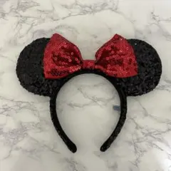 ミニーマウス スパンコールカチューシャ