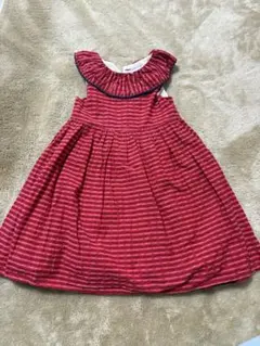 ローラアシュレイ　ワンピース レッド 3Tのサムネイル