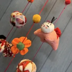 【美品】つるし雛 つるし飾り 雛祭り ちりめん細工 ハンドメイド 残り3日！！