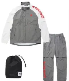 le coq sportif レインウェア ネイビー イエロー - メルカリ