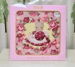 【お顔厳選・新品】フェイラー マロンクリーム　FEILER ハンカチ サンリオ