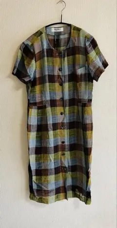 1BON PLAN ☆半袖シャツワンピース☆ マルチカラー