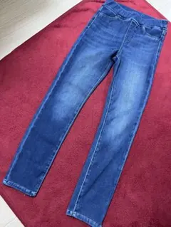ユニクロ　男女兼用　レギパン　デニム　130