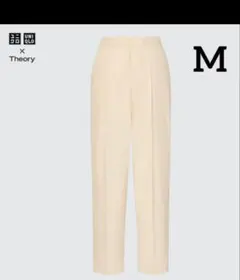 UNIQLO×Theory 感動タックイージーパンツ　　L　ユニクロ　セオリー