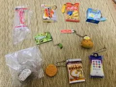 お菓子のミニチュアキーホルダーセット