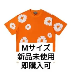 Denim Tears Tシャツ ハーフパンツ セットアップ オレンジ 新品 M