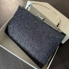 AIMER パーティーバッグ ブラック ラメ