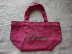 Divas キャンバス ミニトートバッグ ピンク