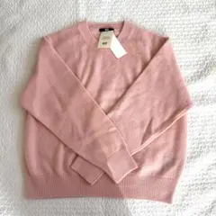 プレミアムラムクルーネックセーター ニット