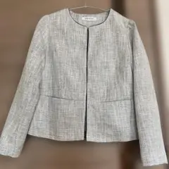 NATURAL BEAUTY BASIC ノーカラージャケット L