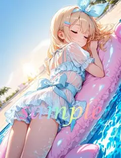 c192 かわいい イラスト アニメ A4ポスター