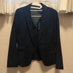 美品　m.f.editorial ネイビー テーラードジャケット Sサイズ