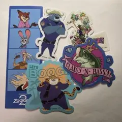 ズートピア2 一番くじステッカーセット