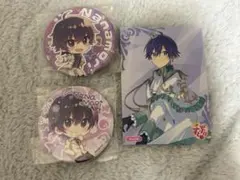 ななもり。缶バッジ 2個セット + イラストカード