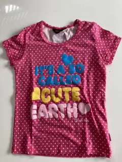 アースマジック　ドット　水玉　Ｔシャツ　140 ラブトキ Jenni