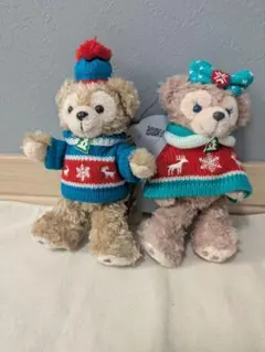 ダッフィー　シェリーメイ ぬいぐるみ バッジ