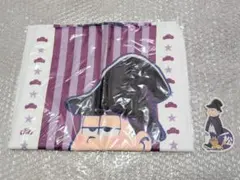 おそ松さん　ソフトタッチフェイスタオル　ダイカットステッカー　一松