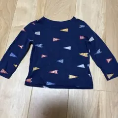 GAP ベビー 長袖カットソー ネイビー　80cmのサムネイル