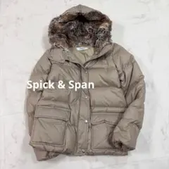 美品　Spick&Span スピックSOFILETA ダウン ベージュ 36のサムネイル