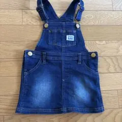 Lee デニム スカート　サロペット　100