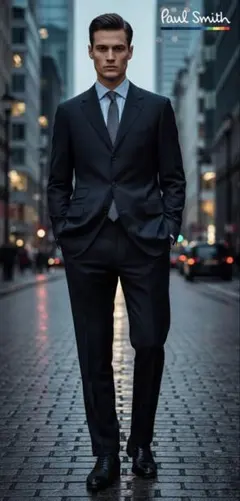 Paul Smith ポールスミス ロンドン タリアデルフィノ150s スーツL