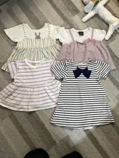 夏物トップス　女の子　まとめ売り　80