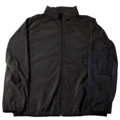 UNIQLO ユニクロ ジップアップブルゾン 黒 大きめ XL