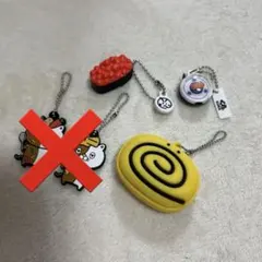 食べ物モチーフ くら寿司 ストラップ 3個セット