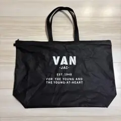 VAN JACKET JAC ヴァンヂャケット鞄バック トートバッグ 大容量 黒 Amazon.co.jp: 稀少VAN JAC ヴァンヂャケットアーチロゴ オール