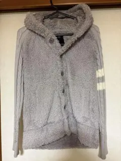 AZUL by moussy フリースパーカー グレー