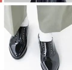 テンパレイト TEMPERATE ゴールド スタッズ レインシューズ