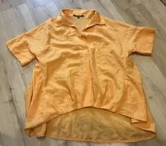LAUTREAMONT半袖シャツ オレンジ　M 新品38