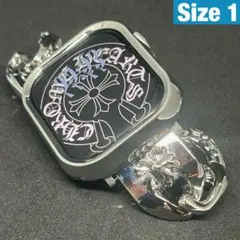 Apple Watch メタルバンド シルバー S1　リンクブレスレット