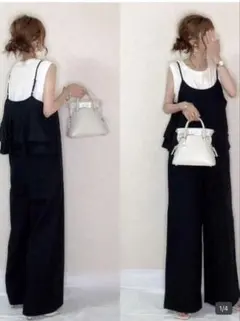 最終値下げ‼️【新品✨】¥3,600⇒¥2,000 FRIFULペプラムサロペットのサムネイル