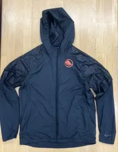 ナイキ　メンズ　EKIDEN 箱根　ランニング　フード付き黒ウィンドブレーカーM