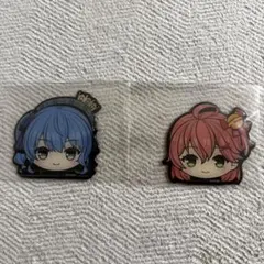 ホロライブくじ hololive ダイカットマグネット 星街すいせい　さくらみこ