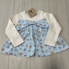 アンパンマン　ドキンちゃん　コキンちゃん　重ね着風　トップス　95