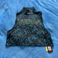Zumba Butterfly Crop Mesh Top M
