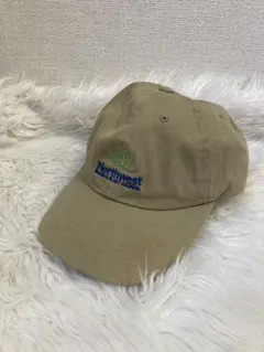 値下げ【韓国の古着屋で購入】ベージュ　キャップ　帽子