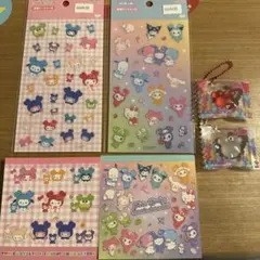 TWICE サンリオ コラボグッズ コラボシール 6点セット